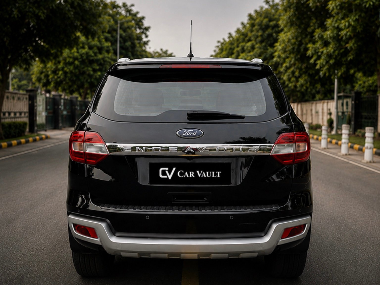 Ford Endeavour Titanium+ 2021 Black - Rear View